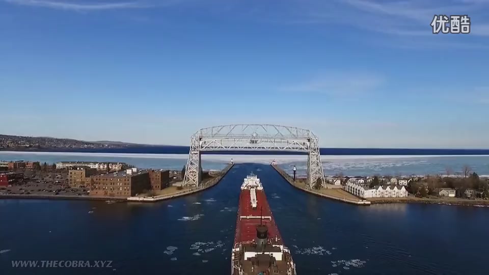 美国johngmunson号商船2015年首次出港破冰远航